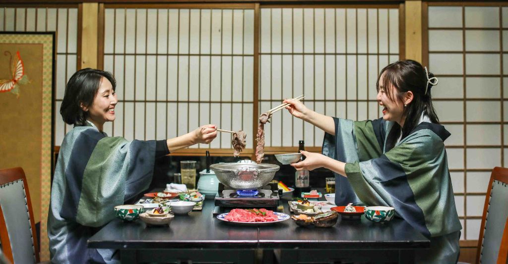 千歳楼の飛騨牛会席料理